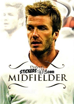 Sticker David Beckham - World Football UNIQUE 2011 n. 63 - Futera