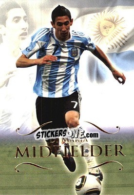 Sticker Angel Di Maria - World Football UNIQUE 2011 - Futera