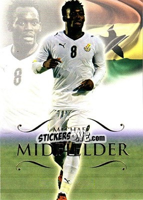 Sticker Michael Essien - World Football UNIQUE 2011 - Futera