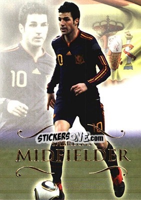 Sticker Cesc Fabregas - World Football UNIQUE 2011 n. 75 - Futera