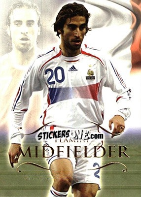 Sticker Mathieu Flamini - World Football UNIQUE 2011 n. 76 - Futera