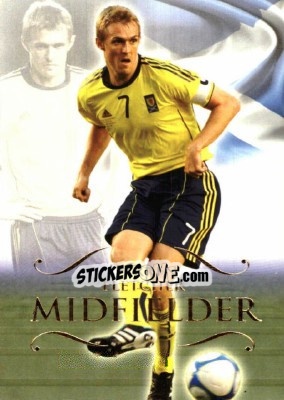 Sticker Darren Fletcher - World Football UNIQUE 2011 - Futera