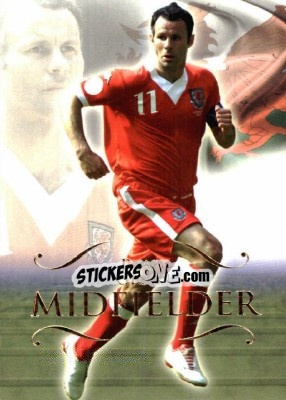 Sticker Ryan Giggs - World Football UNIQUE 2011 - Futera