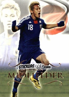 Sticker Keisuke Honda - World Football UNIQUE 2011 n. 86 - Futera