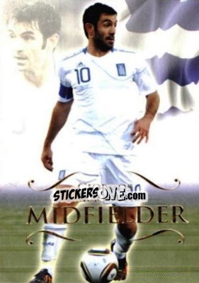 Sticker Giorgos Karagounis - World Football UNIQUE 2011 - Futera