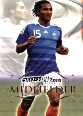 Figurina Florent Malouda - World Football UNIQUE 2011 - Futera