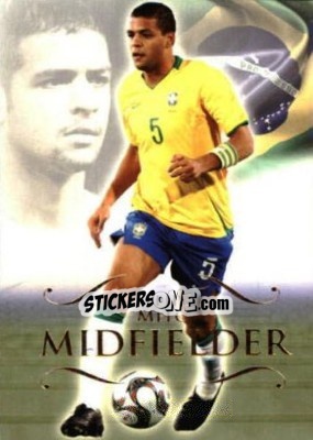 Sticker Felipe Melo - World Football UNIQUE 2011 n. 94 - Futera