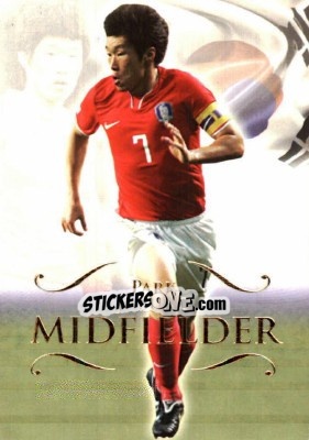 Sticker Park Ji-Sung - World Football UNIQUE 2011 - Futera