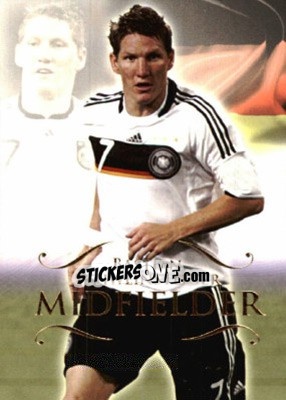 Cromo Bastian Schweinsteiger - World Football UNIQUE 2011 - Futera