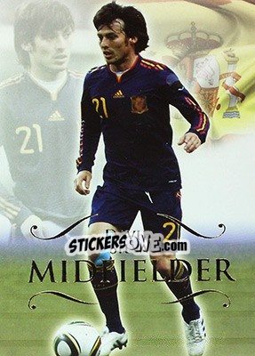 Sticker David Silva - World Football UNIQUE 2011 n. 110 - Futera