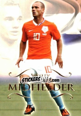 Figurina Wesley Sneijder - World Football UNIQUE 2011 - Futera