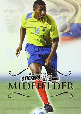 Sticker Antonio Valencia - World Football UNIQUE 2011 n. 113 - Futera
