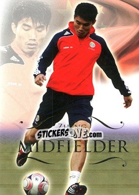 Sticker Zheng Zhi - World Football UNIQUE 2011 n. 115 - Futera