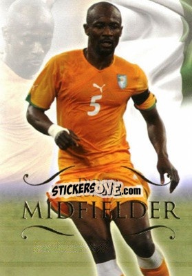 Sticker Didier Zokora - World Football UNIQUE 2011 n. 116 - Futera
