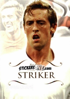 Sticker Peter Crouch - World Football UNIQUE 2011 n. 125 - Futera
