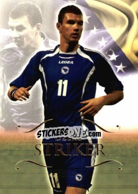 Sticker Edin Dzeko - World Football UNIQUE 2011 - Futera