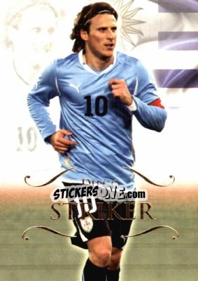 Sticker Diego Forlan - World Football UNIQUE 2011 - Futera