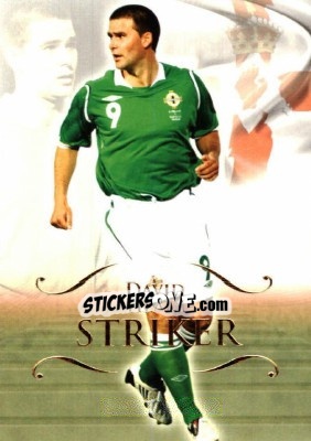 Sticker David Healy - World Football UNIQUE 2011 n. 136 - Futera