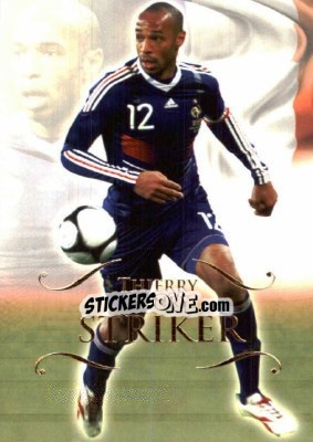 Sticker Thierry Henry - World Football UNIQUE 2011 - Futera