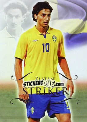 Sticker Zlatan Ibrahimovic - World Football UNIQUE 2011 n. 139 - Futera