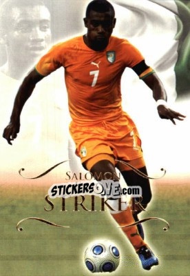 Sticker Salomon Kalou - World Football UNIQUE 2011 n. 141 - Futera