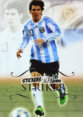 Sticker Lionel Messi - World Football UNIQUE 2011 - Futera