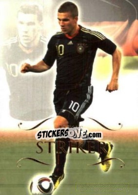 Sticker Lukas Podolski - World Football UNIQUE 2011 n. 148 - Futera