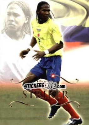 Sticker Hugo Rodallega - World Football UNIQUE 2011 - Futera