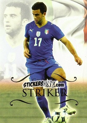 Sticker Giuseppe Rossi - World Football UNIQUE 2011 - Futera