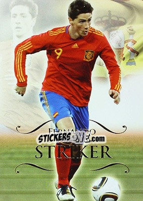 Sticker Fernando Torres - World Football UNIQUE 2011 n. 158 - Futera