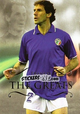 Sticker Franco Baresi - World Football UNIQUE 2011 n. 162 - Futera