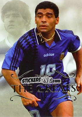 Sticker Diego Maradona - World Football UNIQUE 2011 n. 175 - Futera
