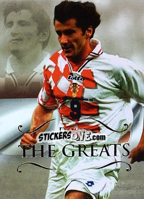 Sticker Davor Suker - World Football UNIQUE 2011 n. 182 - Futera