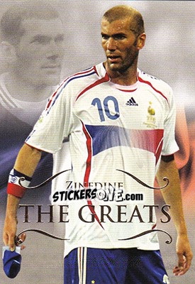 Sticker Zinedine Zidane - World Football UNIQUE 2011 n. 186 - Futera