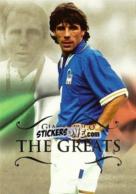 Cromo Gianfranco Zola - World Football UNIQUE 2011 - Futera