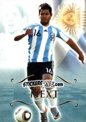 Sticker Sergio Aguero - World Football UNIQUE 2011 n. 188 - Futera