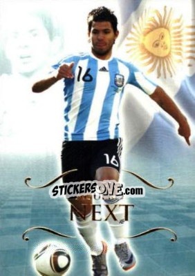 Cromo Sergio Aguero - World Football UNIQUE 2011 - Futera