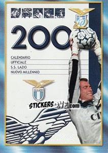 Figurina Calendario 1999-2000 - S.S. Lazio 1900-2000 - Panini