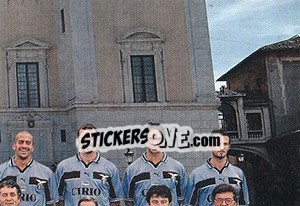 Figurina Team 1999-2000 / Team 1973-1974 (puzzle 2) - S.S. Lazio 1900-2000 - Panini