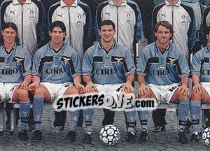 Figurina Team 1999-2000 / Team 1973-1974 (puzzle 6) - S.S. Lazio 1900-2000 - Panini