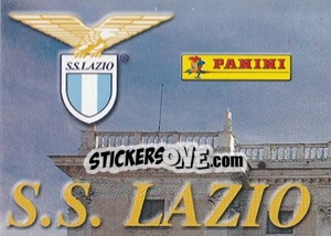 Sticker Team 1999-2000 / Team 1973-1974 (puzzle 7) - S.S. Lazio 1900-2000 - Panini