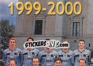 Figurina Team 1999-2000 / Team 1973-1974 (puzzle 8) - S.S. Lazio 1900-2000 - Panini