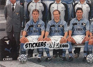 Sticker Team 1999-2000 / Team 1973-1974 (puzzle 9) - S.S. Lazio 1900-2000 - Panini