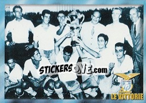 Sticker Coppa Italia 1958 - S.S. Lazio 1900-2000 - Panini