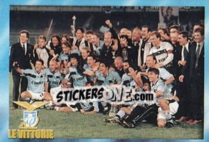 Cromo Supercooppa Italiana 1998 - S.S. Lazio 1900-2000 - Panini