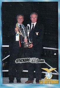 Sticker Cragnotti ed Eriksson - S.S. Lazio 1900-2000 n. 33 - Panini