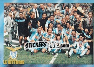 Figurina Supercoppa europea 1999 - S.S. Lazio 1900-2000 - Panini