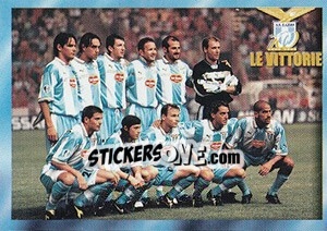 Cromo Supercoppa europea 1999 - S.S. Lazio 1900-2000 - Panini