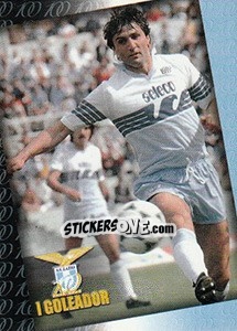 Sticker Bruno Giordano - S.S. Lazio 1900-2000 - Panini