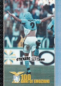 Sticker Paolo Negro - S.S. Lazio 1900-2000 n. 78 - Panini